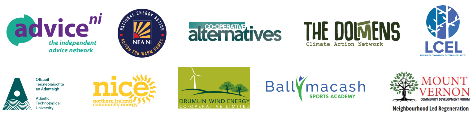 Collection of logos for the Sustainable Energy Communities project.